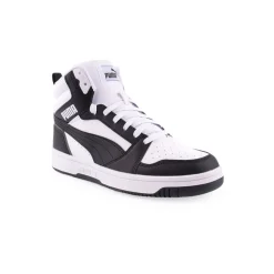 Menino|Criança*PUMA Bota  Rebound V6 Mid PretoBranco