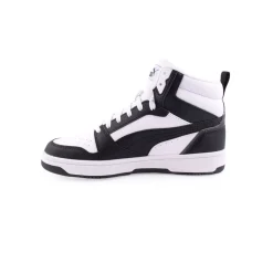 Menino|Criança*PUMA Bota  Rebound V6 Mid PretoBranco