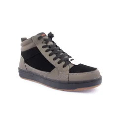 Menino*SKECHERS Bota Smooth Street KAKI