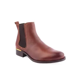 Botins*LAIFSHOES Botim Cognac