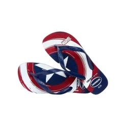 Menino*HAVAIANAS Chinelo Top Marvel Logomania Azul