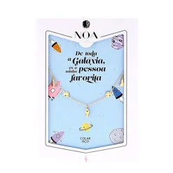 Mulher*NOA STORY Colar NOA Dourado