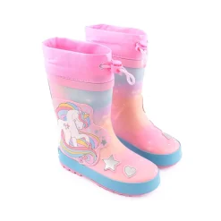 Menina*CRECENDO Galocha Rosa