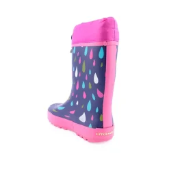 Menina*CRECENDO Galocha Fuxia