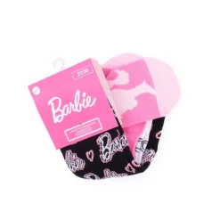 Criança*BARBIE Pack 3 Meias Rosa