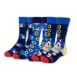 Criança*SONIC Pack 3 Meias Azul
