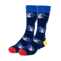 Criança*SONIC Pack 3 Meias Azul