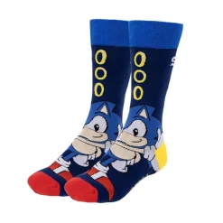 Criança*SONIC Pack 3 Meias Azul