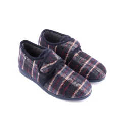 Chinelos Quarto*JAVER Pantufa Azul