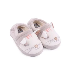 Menina*UAUH! Pantufa Cinza