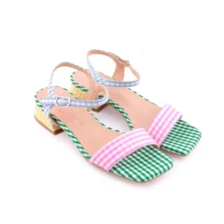 Sandalias Altas|Sandalias Rasas*AZAREY Sandália Multicolor
