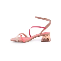 Sandalias Altas*BEIRA RIO Sandália Nude