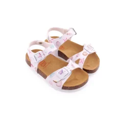 Menina*CRECENDO Sandália Br.Multi
