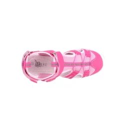 Menina*CRECENDO Sandália Fuxia