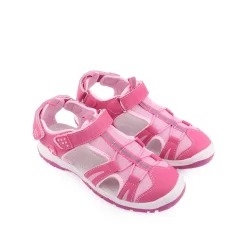 Menina*CRECENDO Sandália Fuxia