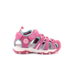 Menina*CRECENDO Sandália Fuxia