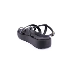 Sandalias Rasas*MOLECA Sandália Preto