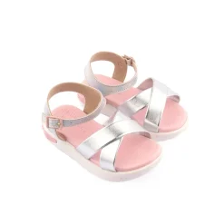 Menina*MOLEKINHA Sandália Prata