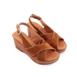 Sandalias Altas*WALKWELL Sandália Camel