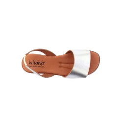 Sandalias Rasas|Menina*WILANO Sandália Prateado