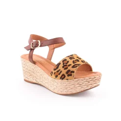 Sandalias Altas*WILANO Sandália Leopardo