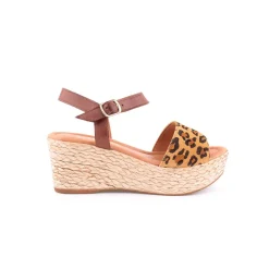 Sandalias Altas*WILANO Sandália Leopardo