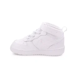 Menino|Criança*NIKE Sapatilha Court Borough Mid Branco