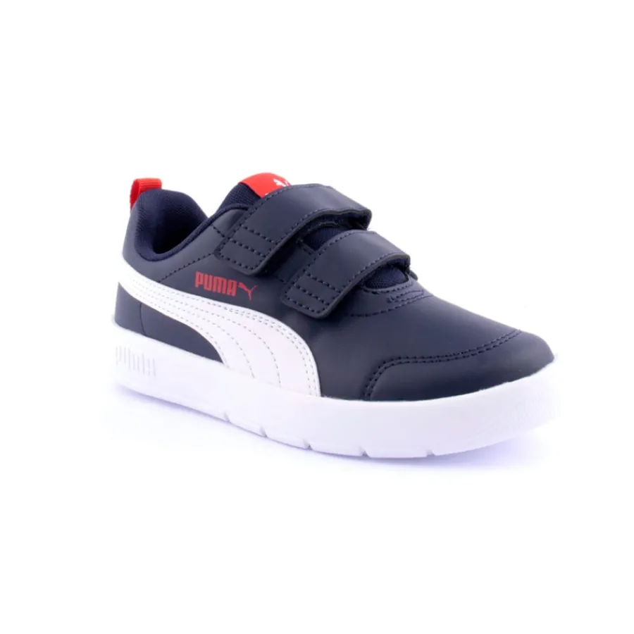 Menino|Criança*PUMA Sapatilha Courtflex Az.Vermelho