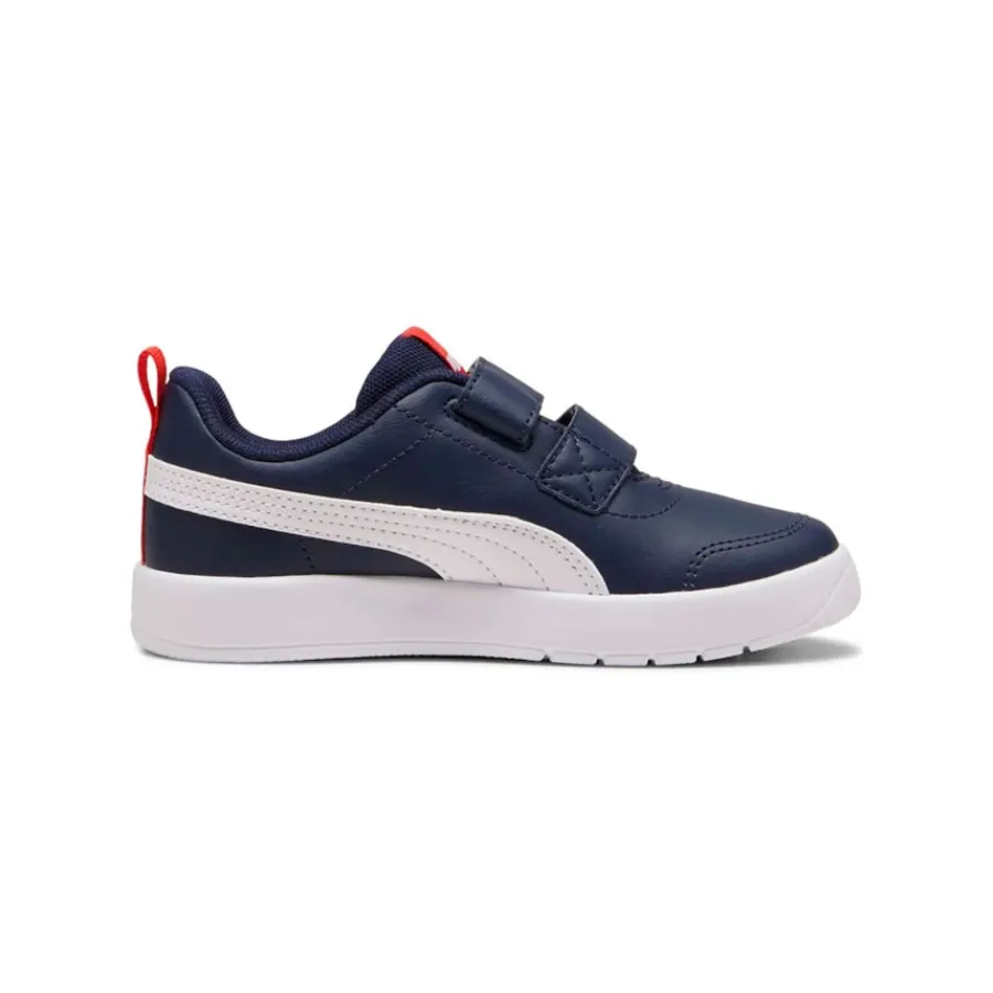 Menino|Criança*PUMA Sapatilha Courtflex Az.Vermelho