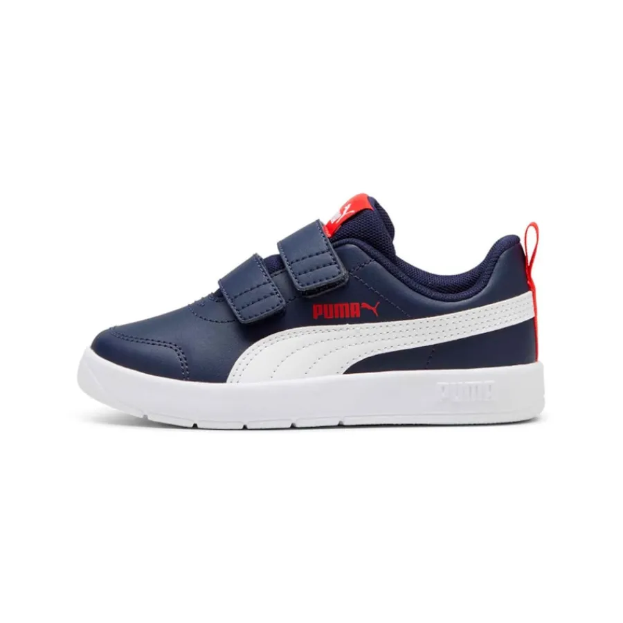 Menino|Criança*PUMA Sapatilha Courtflex Az.Vermelho