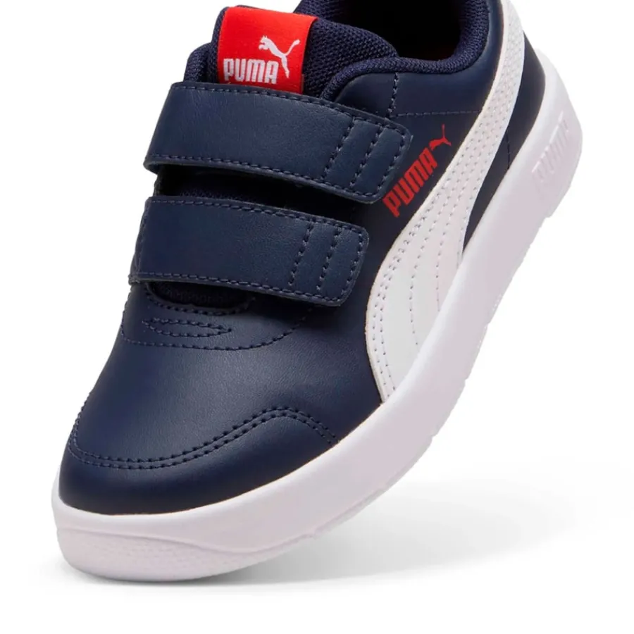 Menino|Criança*PUMA Sapatilha Courtflex Az.Vermelho