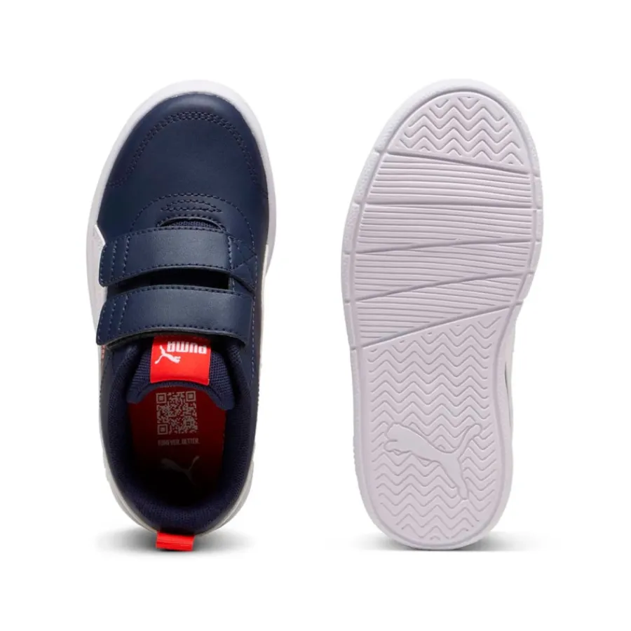 Menino|Criança*PUMA Sapatilha Courtflex Az.Vermelho