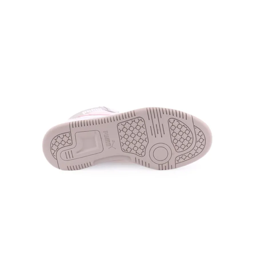 Menina*PUMA Sapatilha REBOUND MID 6 Br.Cinza