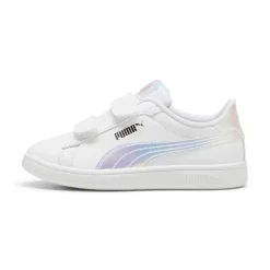 Menina|Criança*PUMA Sapatilha Smash 3.0 Holo Br.Prata