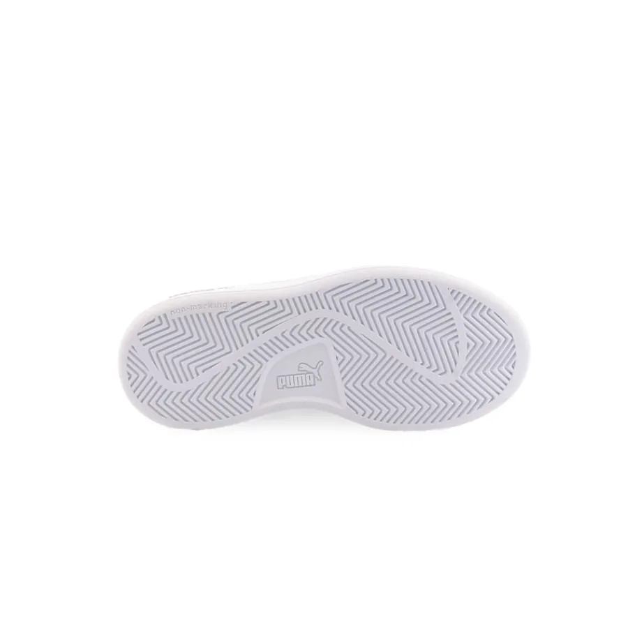 Menina|Menino*PUMA Sapatilha Smash V2 Branco