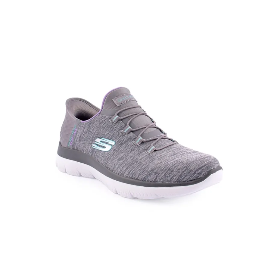 Ténis|Mulher*SKECHERS Sapatilha Heathered Mesh Bungee