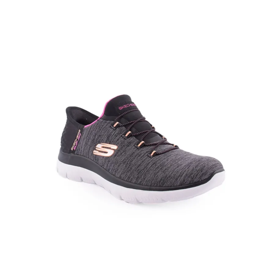 Ténis|Mulher*SKECHERS Sapatilha Heathered Mesh Bungee