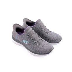 Ténis|Mulher*SKECHERS Sapatilha Heathered Mesh Bungee