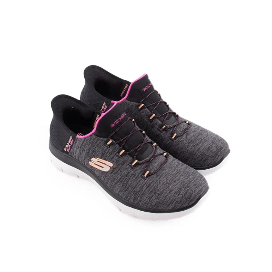 Ténis|Mulher*SKECHERS Sapatilha Heathered Mesh Bungee