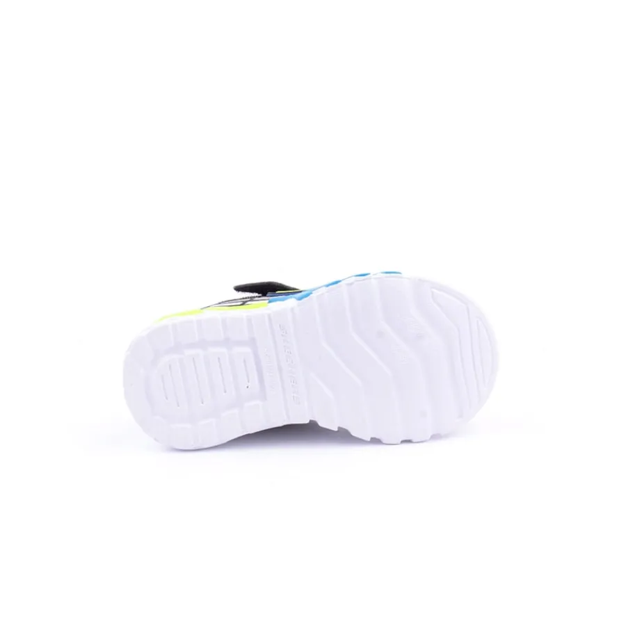 Menino|Criança*SKECHERS Sapatilha S Lights: Flex-Glow Elite Preto