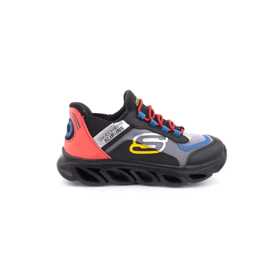 Menino*SKECHERS Sapatilha Slip-Ins: Flex Glide Pr.Multi