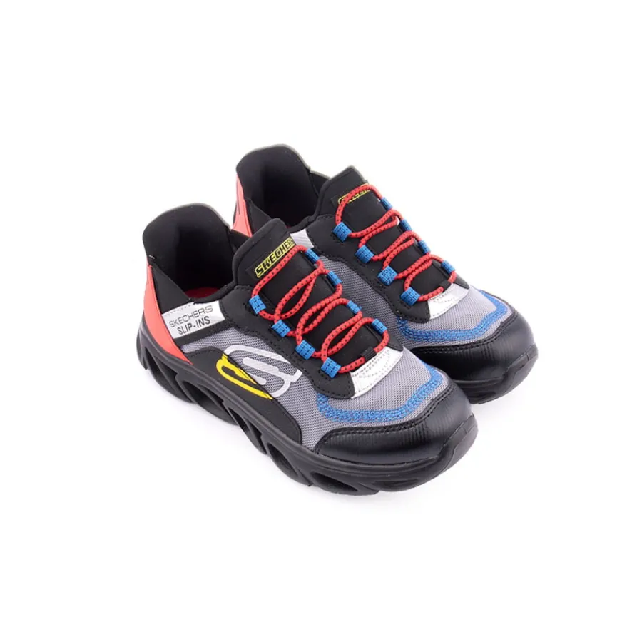 Menino*SKECHERS Sapatilha Slip-Ins: Flex Glide Pr.Multi