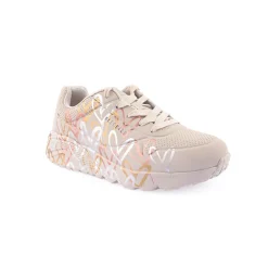 Menina|Criança*SKECHERS Sapatilha Uno Lite - Metallic Love