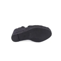 Sandalias Altas|Sapatos Altos*AZAREY Sapato Preto