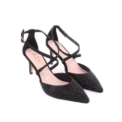 Sandalias Altas|Sapatos Altos*AZAREY Sapato Preto