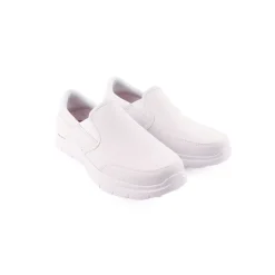 Homem*SKECHERS Sapato Flex Advantage Branco