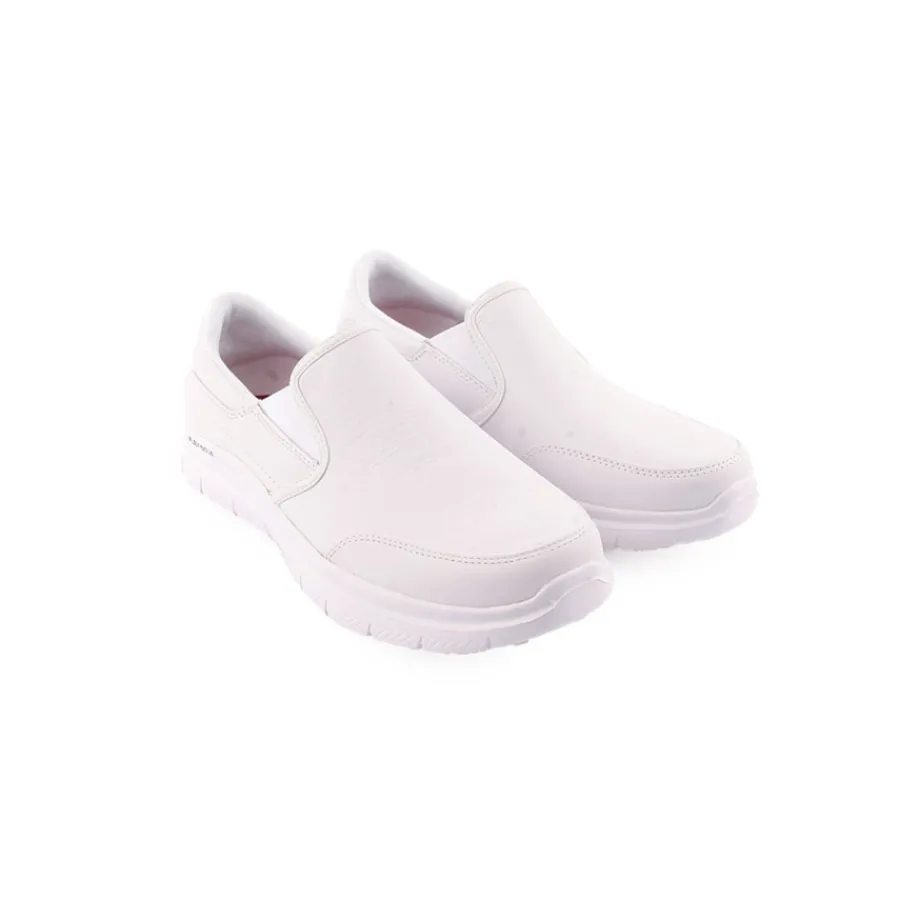 Homem*SKECHERS Sapato Flex Advantage Branco