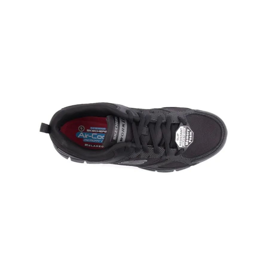 Homem*SKECHERS Ténis Work Relaxed Fit Preto
