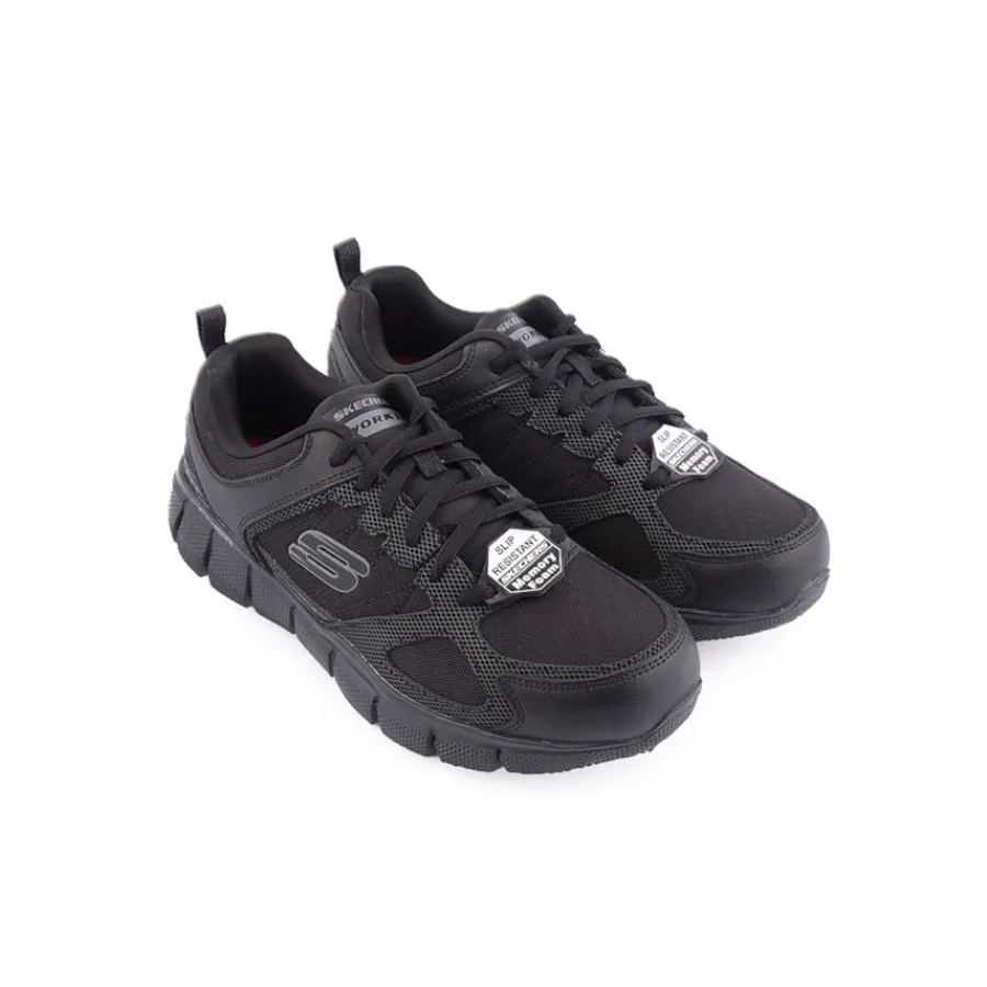 Homem*SKECHERS Ténis Work Relaxed Fit Preto